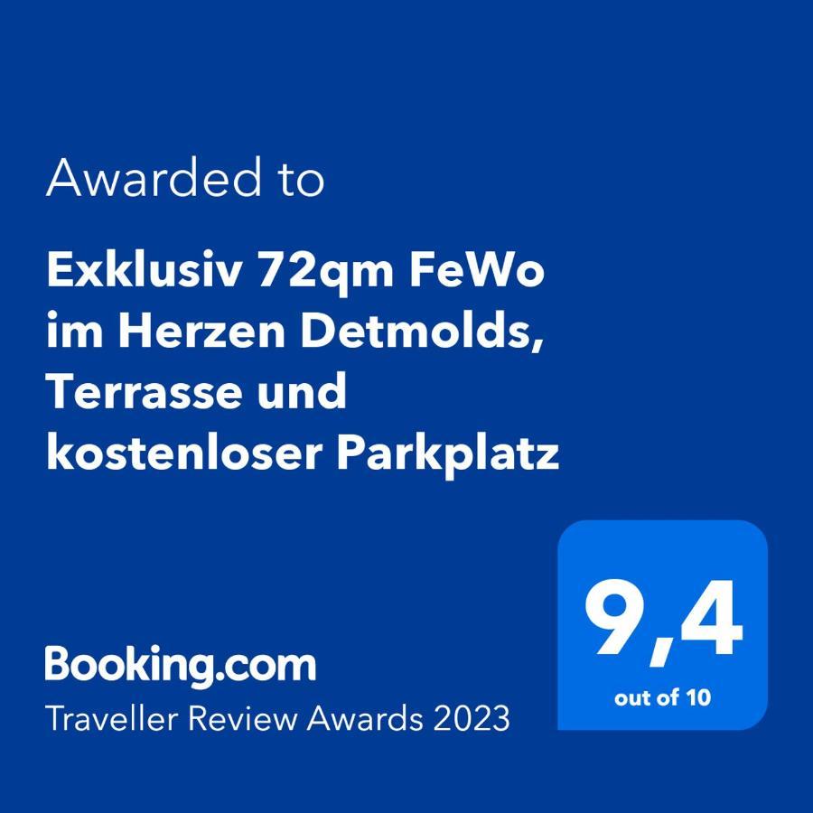 Exklusiv 72Qm Fewo Im Herzen Detmolds, Terrasse Und Kostenloser Parkplatz Exterior foto